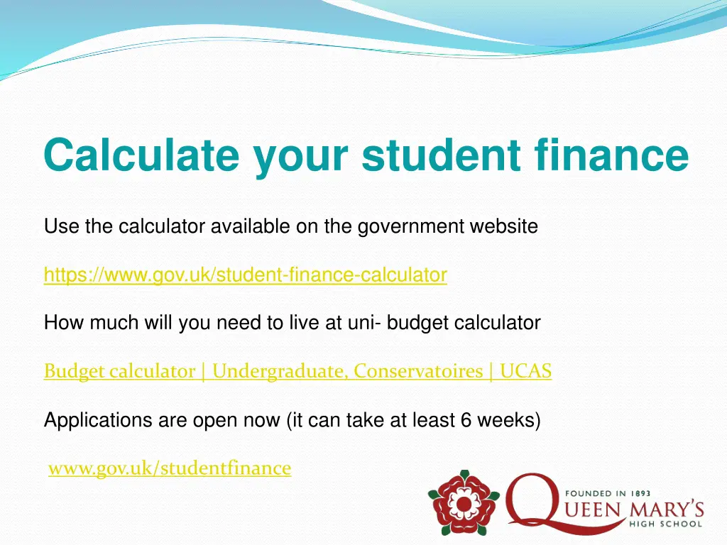 calculate your student finance