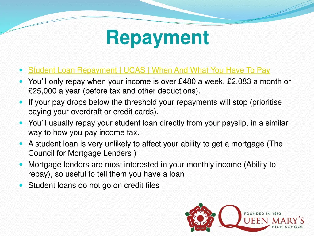 repayment