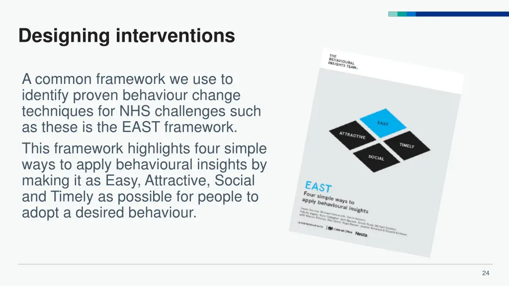 designing interventions