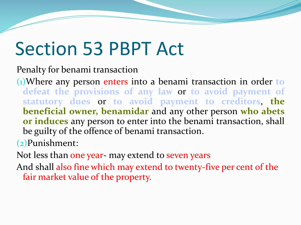 section 53 pbpt act