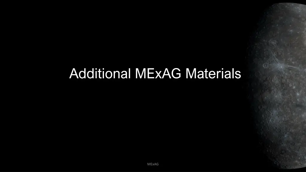 additional mexag materials