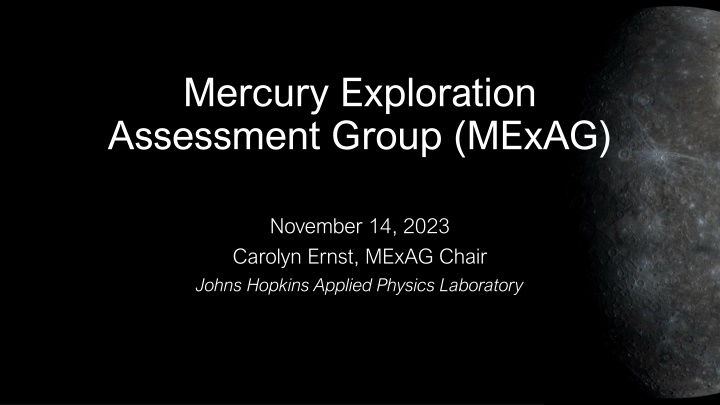 mercury exploration assessment group mexag