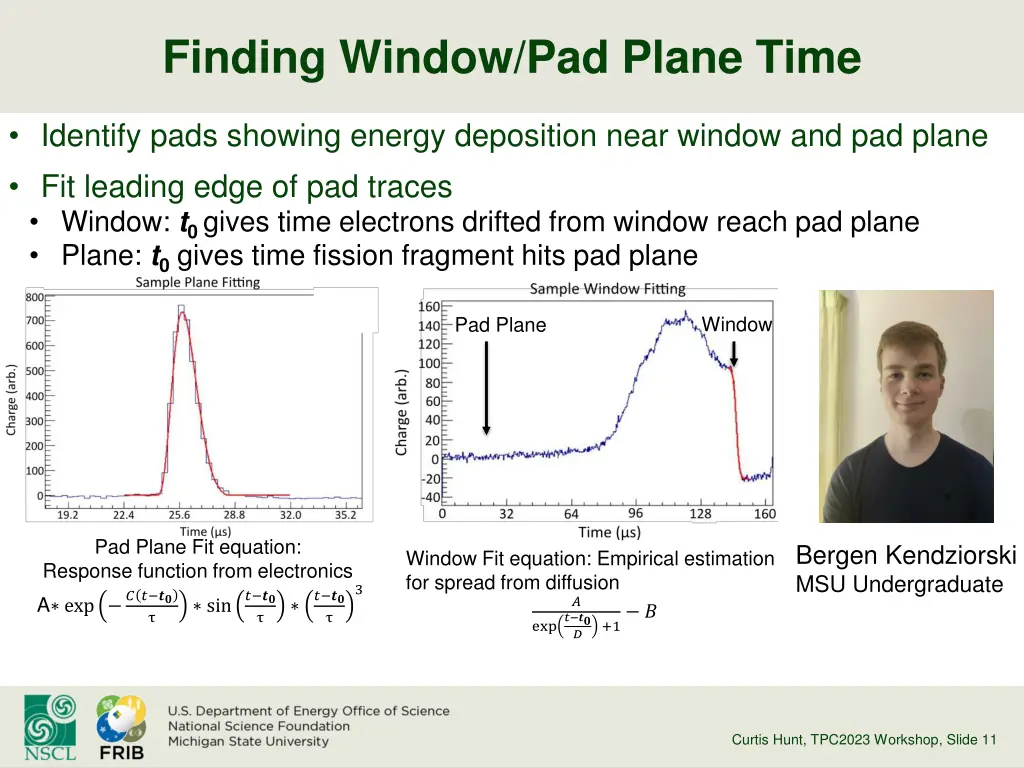 finding window pad plane time