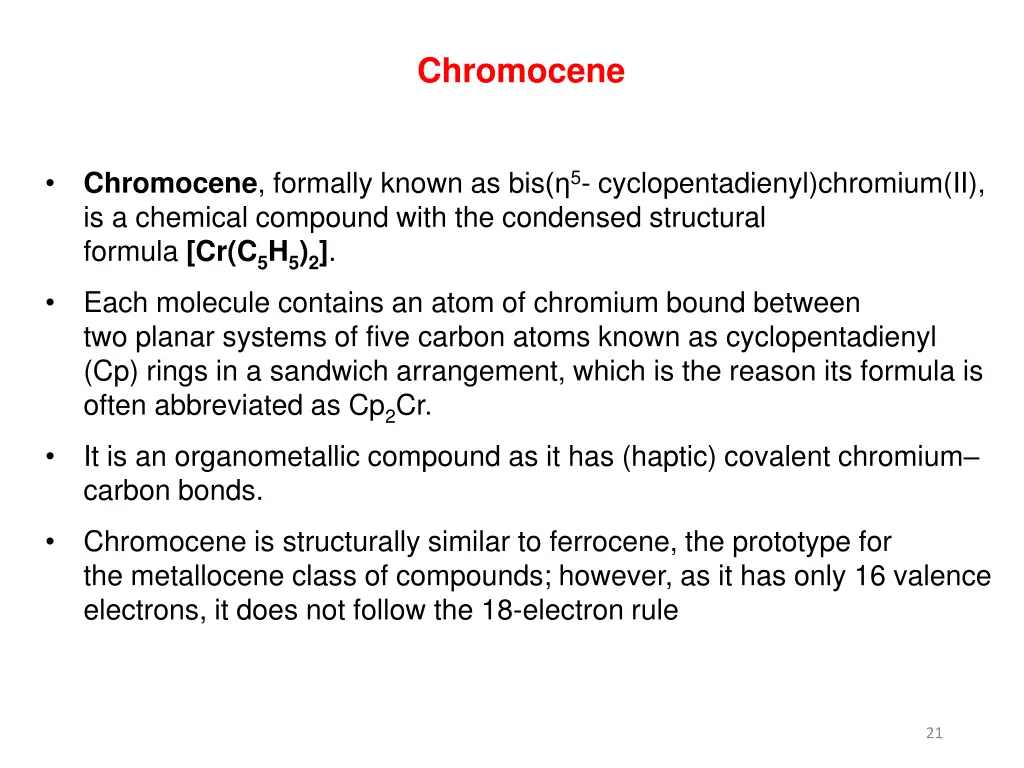 chromocene