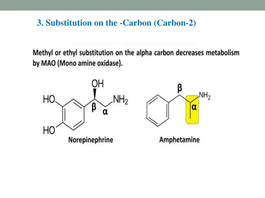 3 substitution on the carbon carbon 2