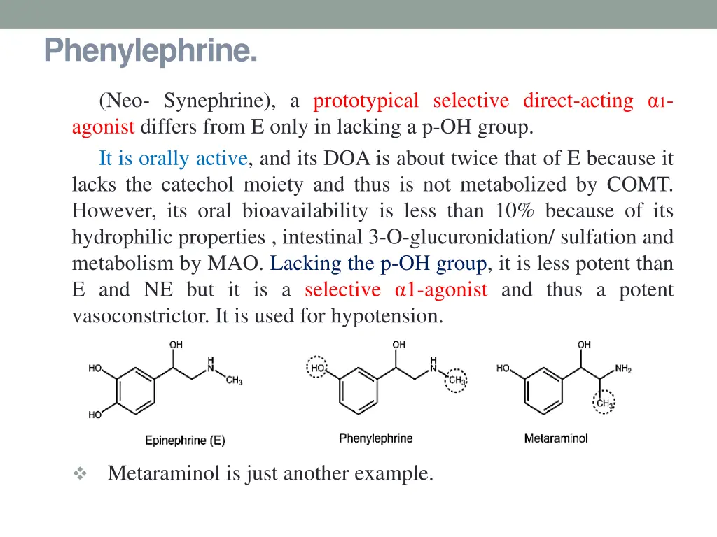 phenylephrine