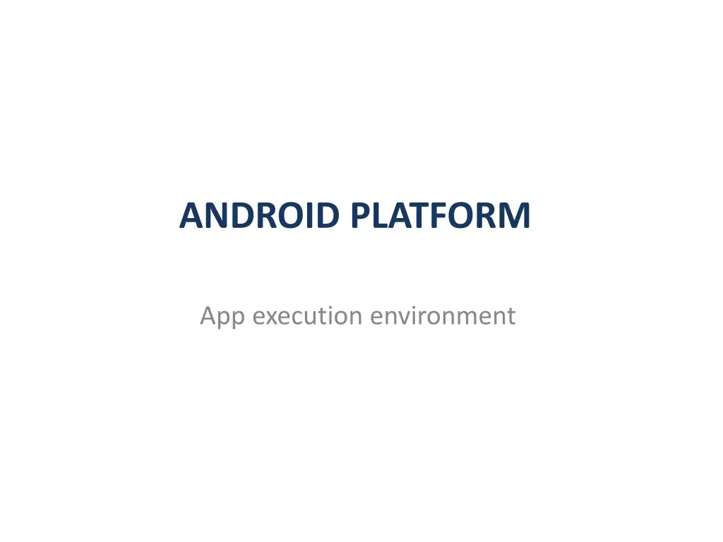 android platform 2