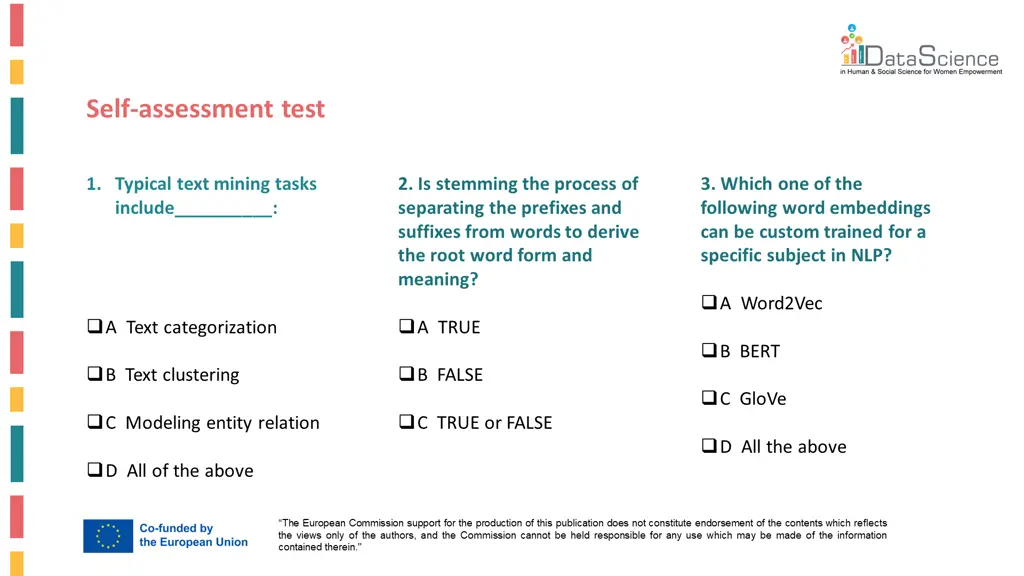 self assessment test