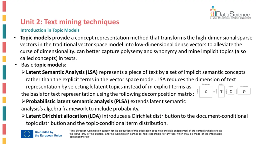 unit 2 text mining techniques introduction