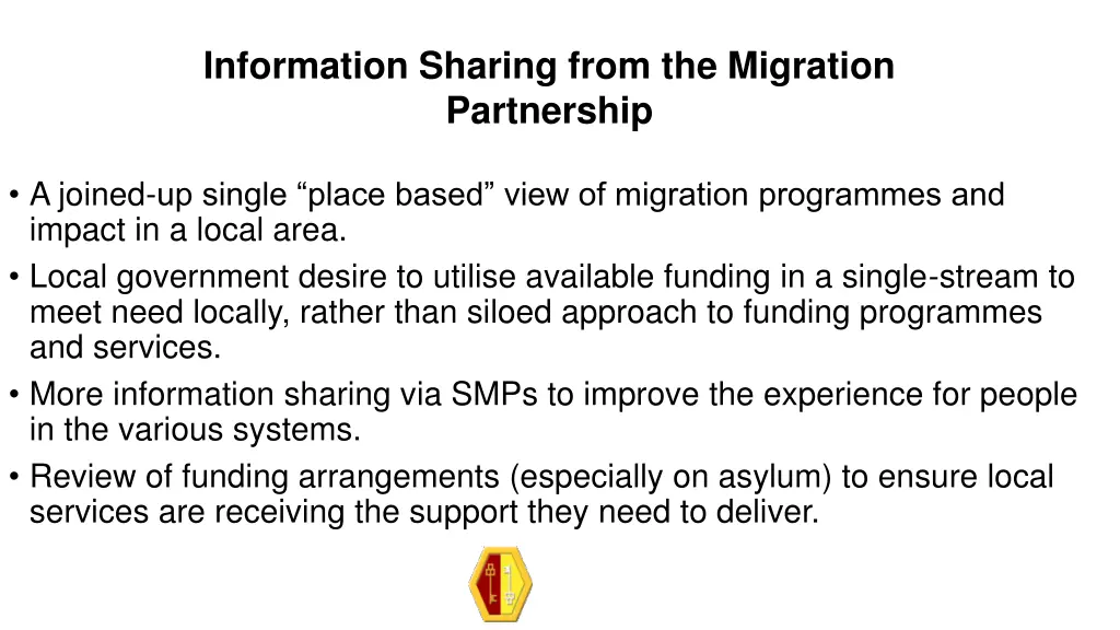 information sharing from the migration partnership 1