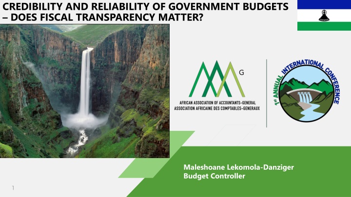 credibility and reliability of government budgets