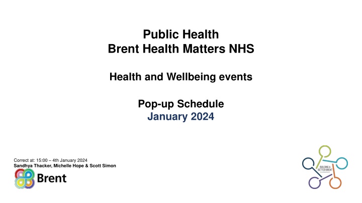 public health brent health matters nhs