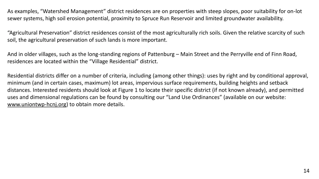 as examples watershed management district