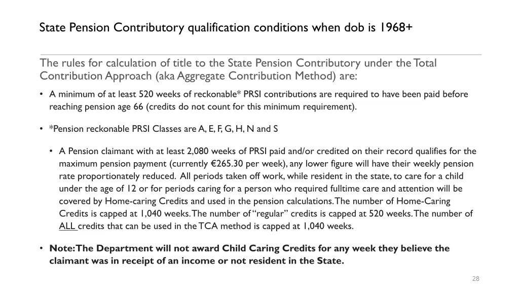 state pension contributory qualification