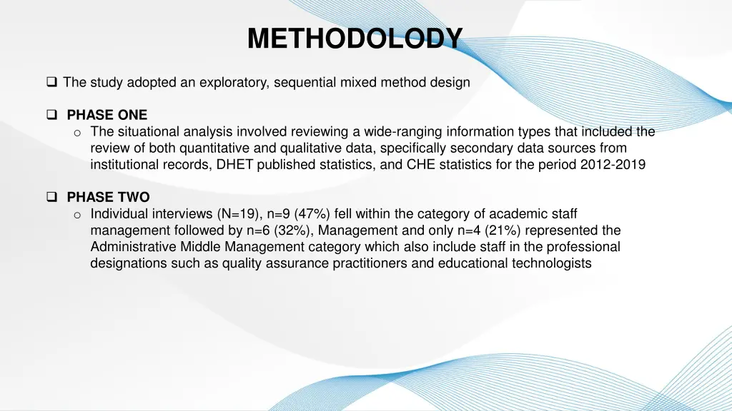 methodolody