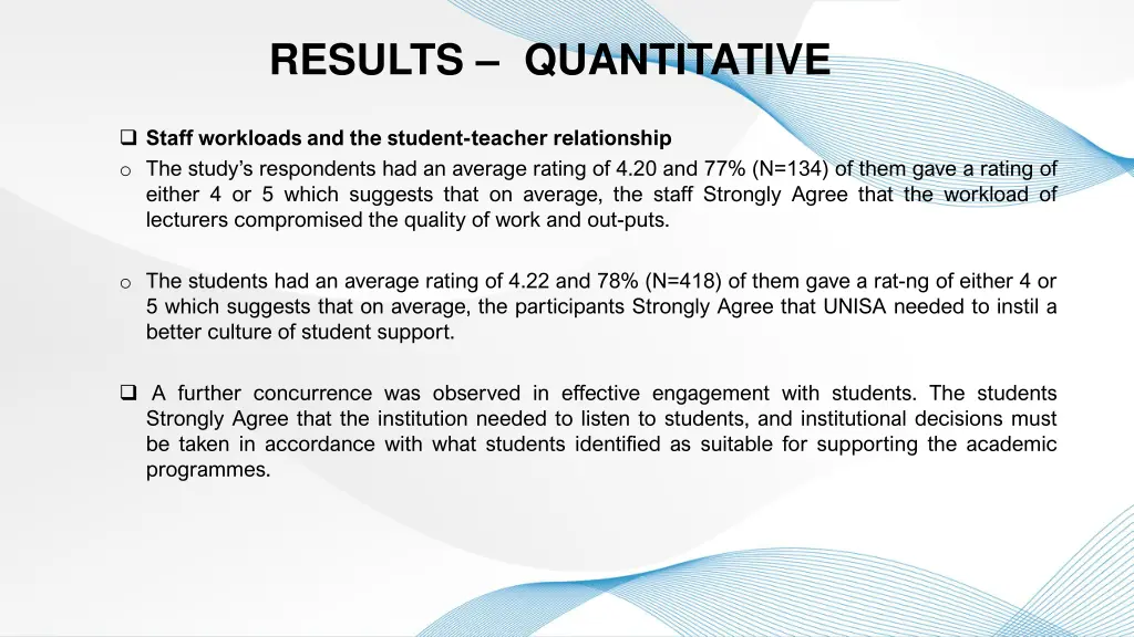 results quantitative 4