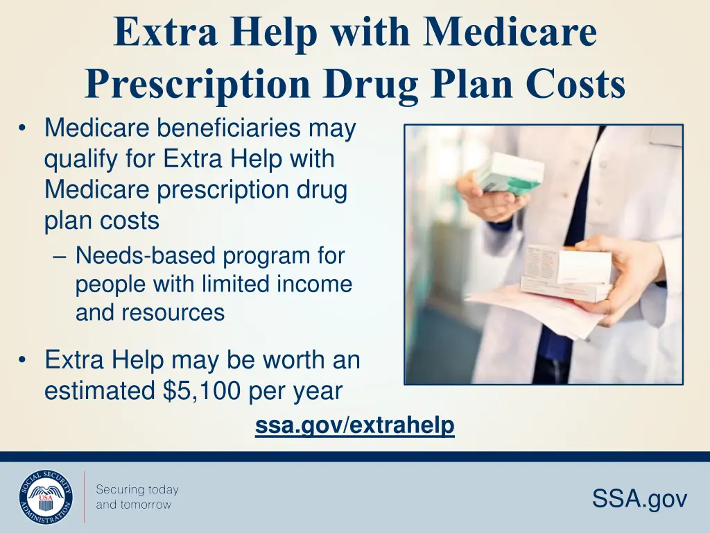 extra help with medicare prescription drug plan