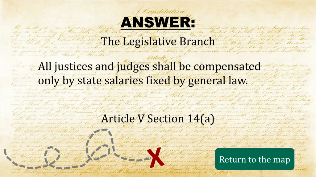 answer the legislative branch