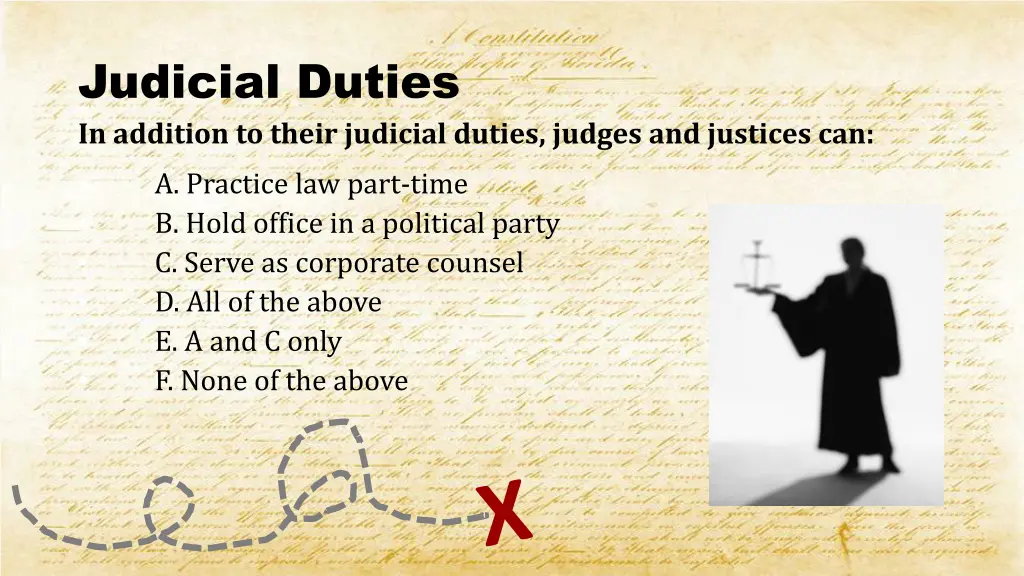 judicial duties in addition to their judicial