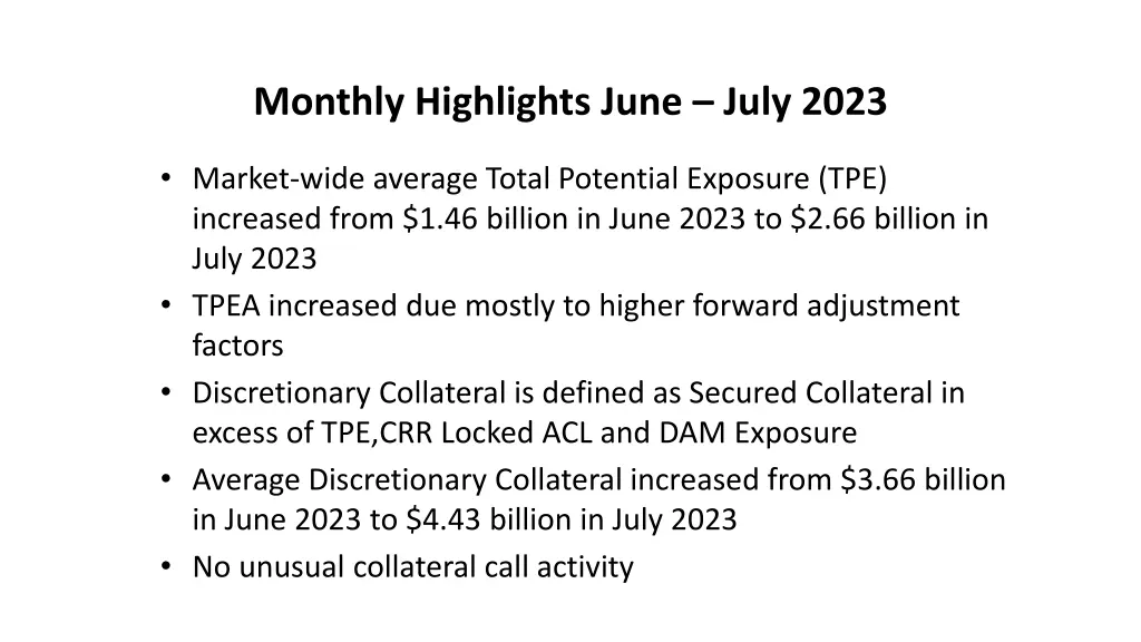 monthly highlights june july 2023