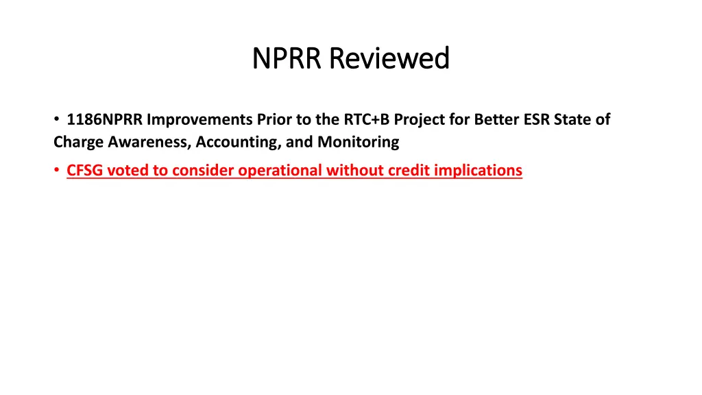 nprr reviewed nprr reviewed