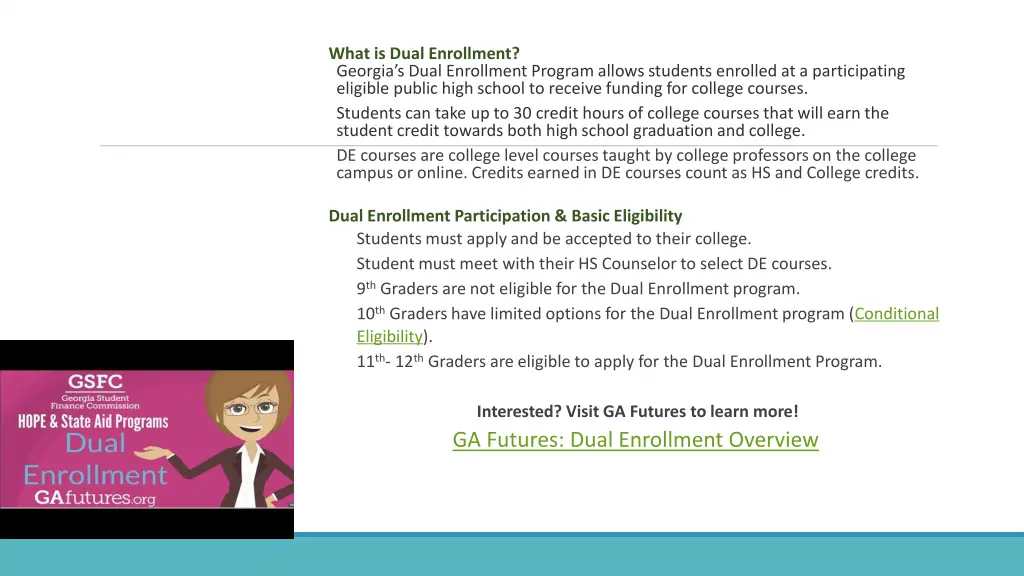 what is dual enrollment georgia s dual enrollment