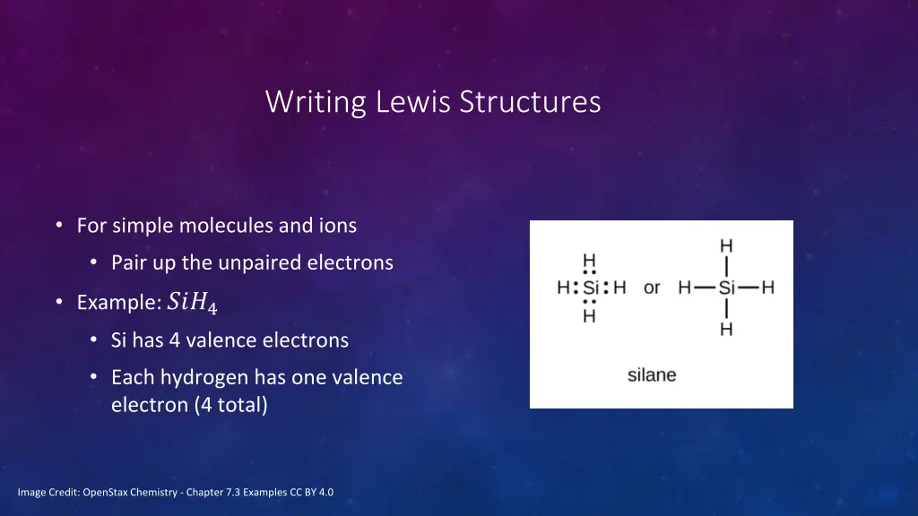 writing lewis structures