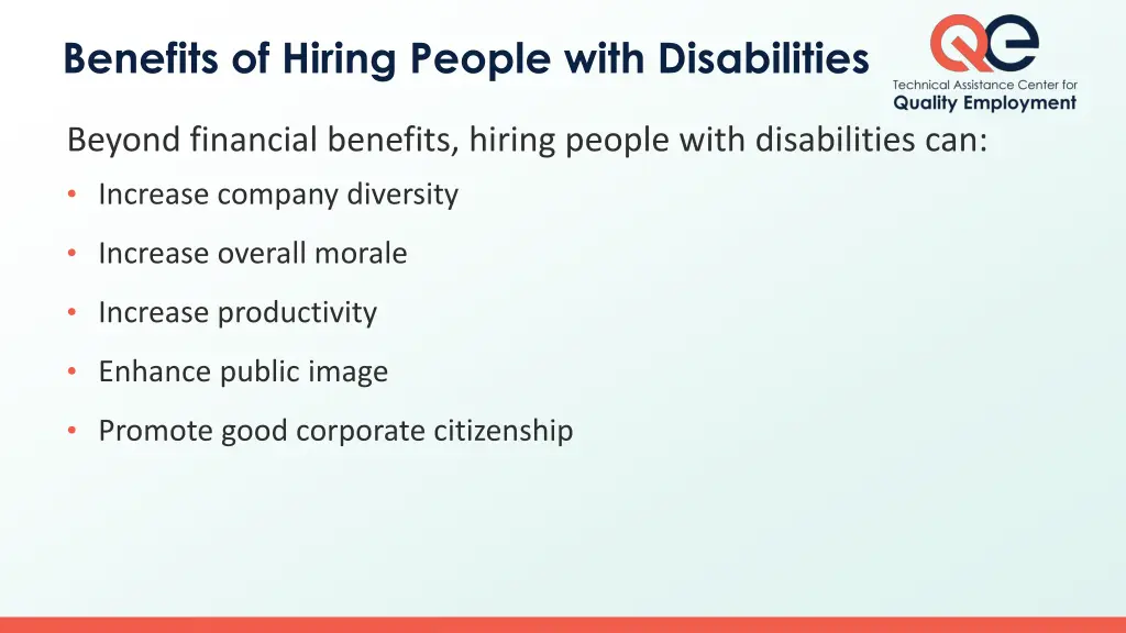 benefits of hiring people with disabilities