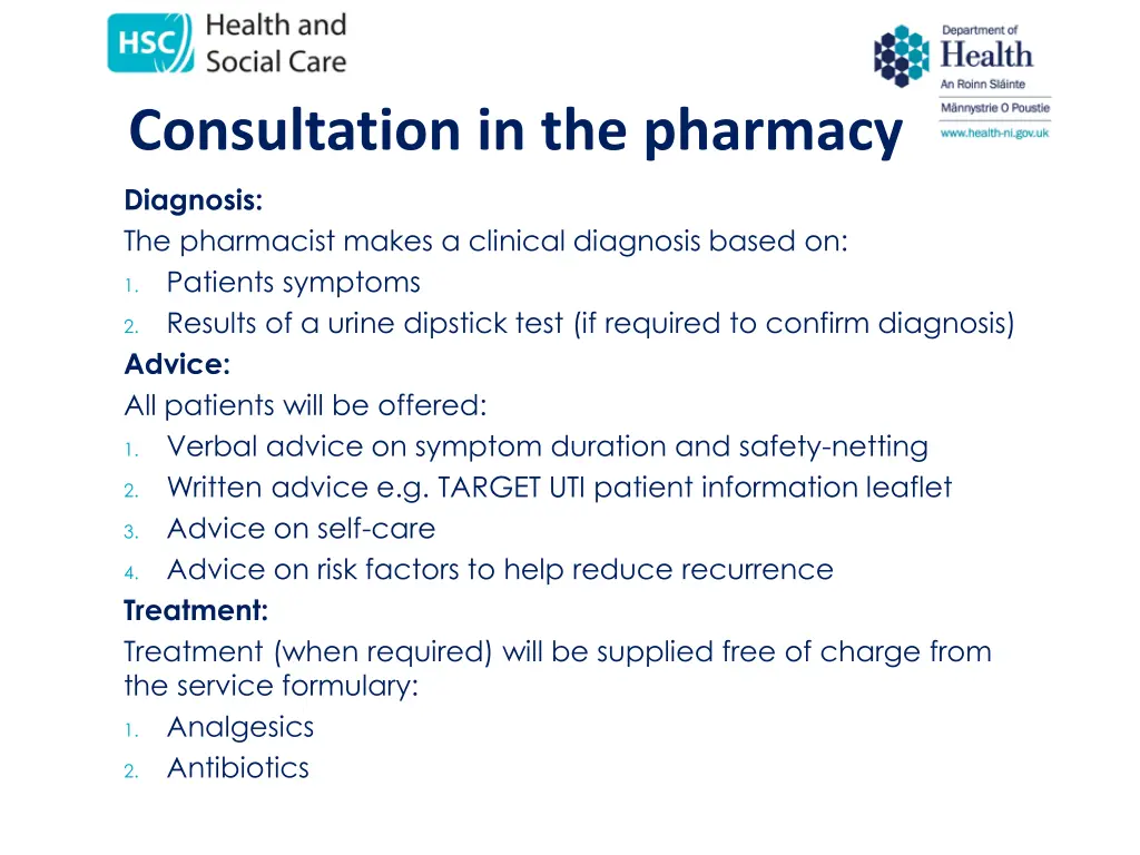 consultation in the pharmacy