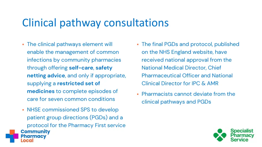 clinical pathway consultations 1