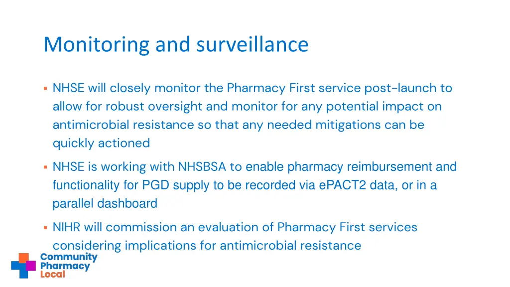 monitoring and surveillance