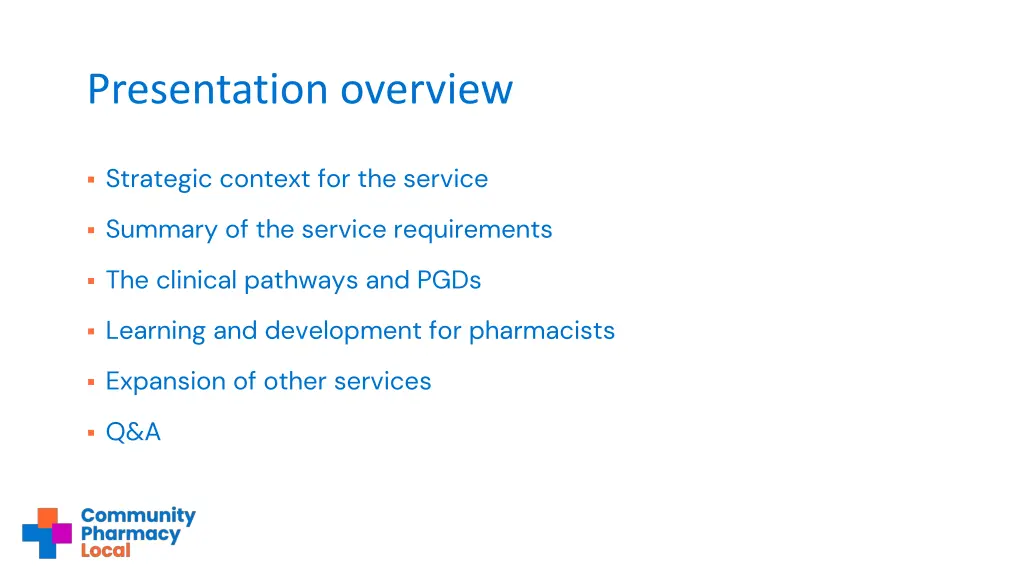 presentation overview