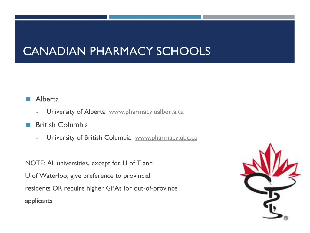 canadian pharmacy schools 2