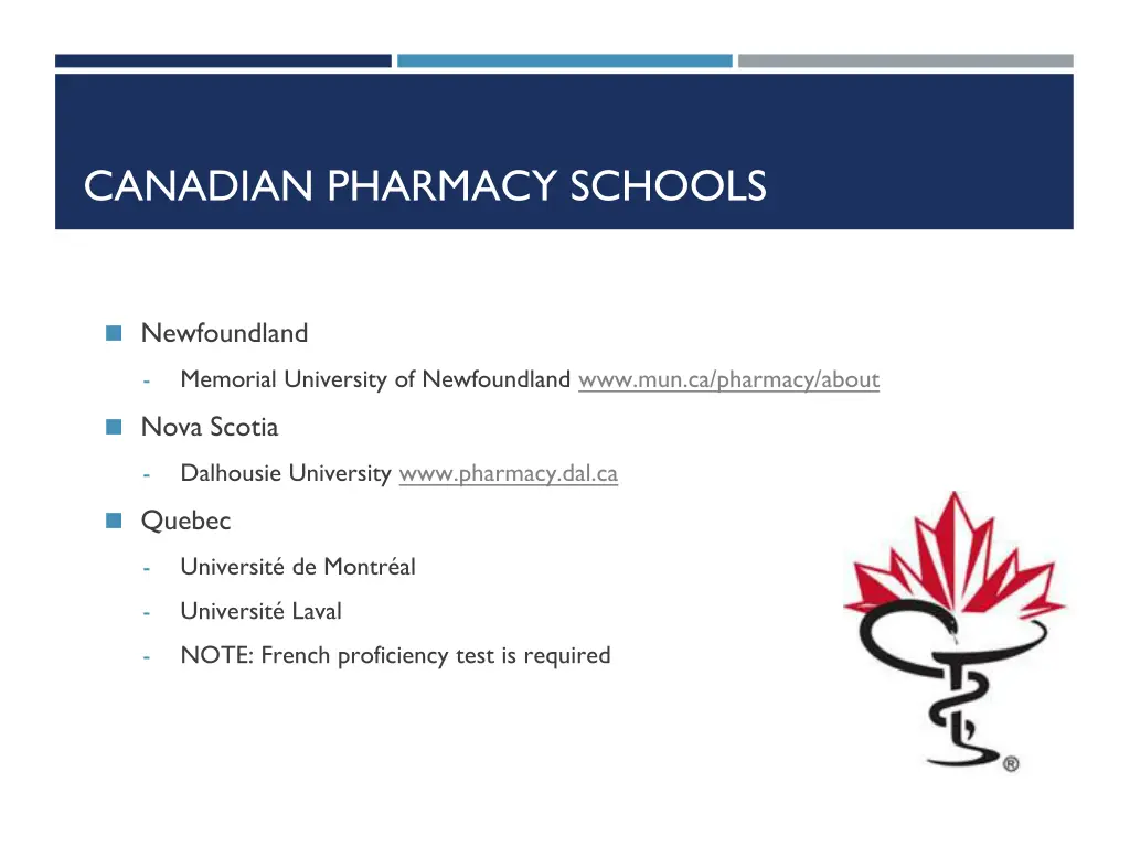 canadian pharmacy schools