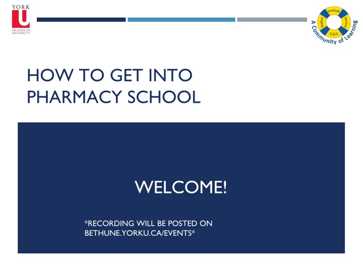 how to get into pharmacy school