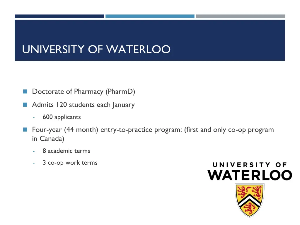 university of waterloo 1