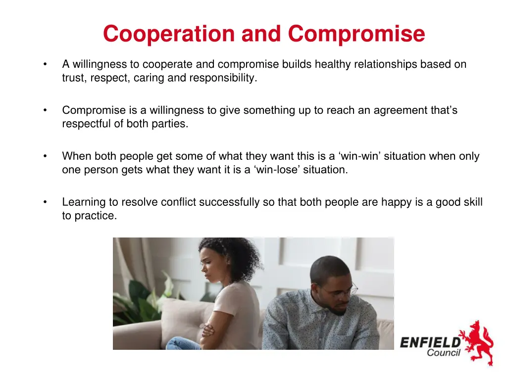 cooperation and compromise