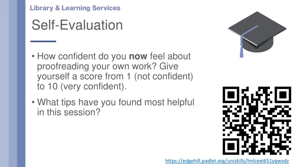 self evaluation 2