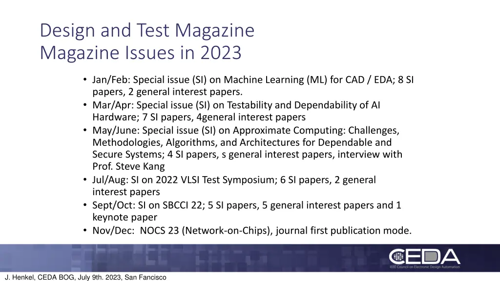 design and test magazine magazine issues in 2023