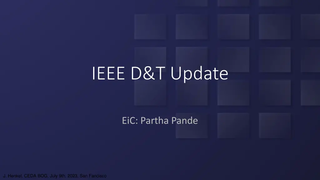 ieee d t update