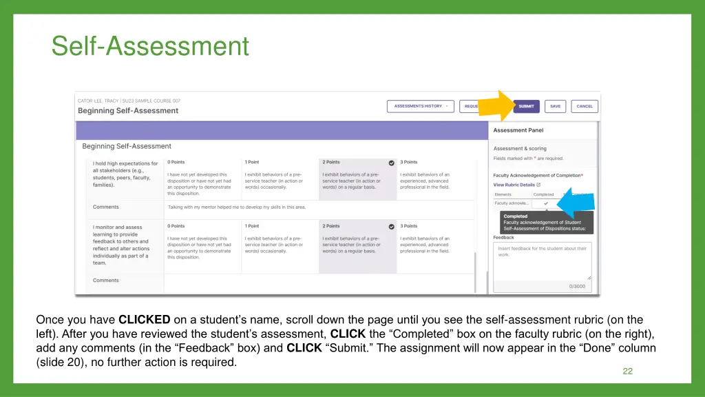 self assessment 1