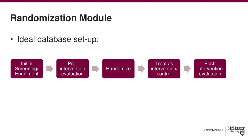 randomization module 1