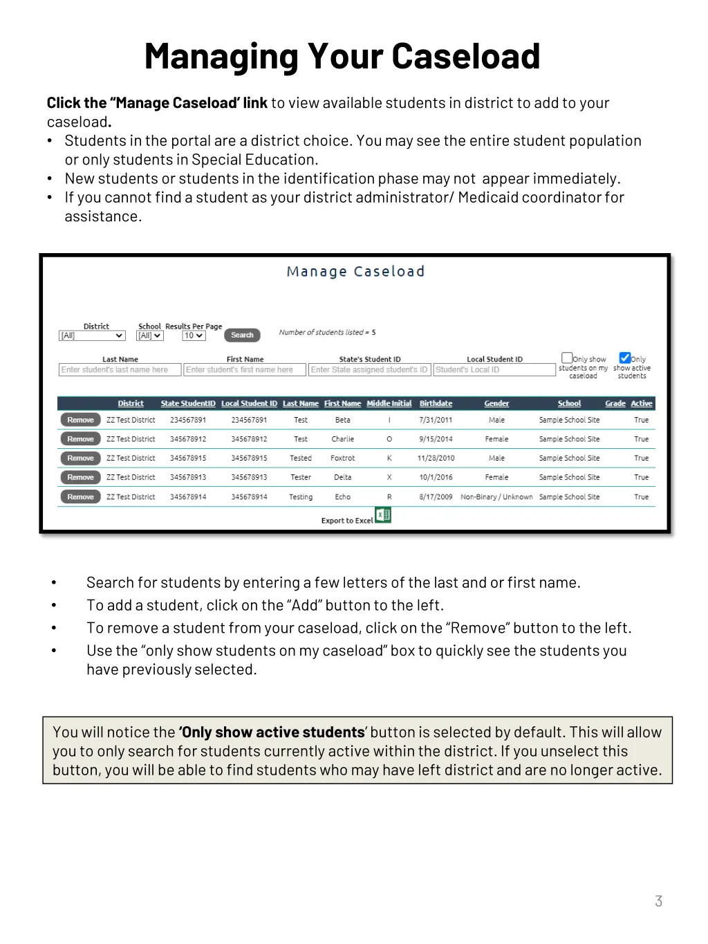 managing your caseload