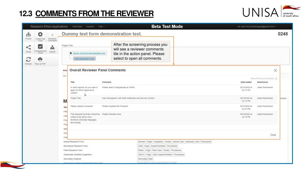 12 3 comments from the reviewer