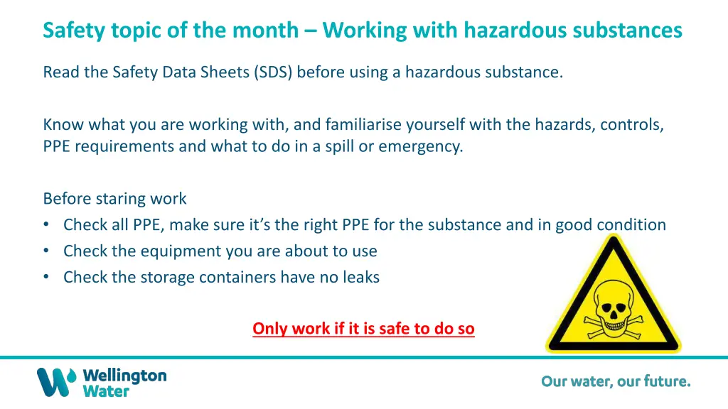 safety topic of the month working with hazardous 2