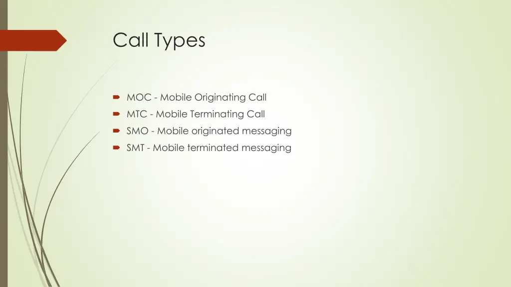 call types