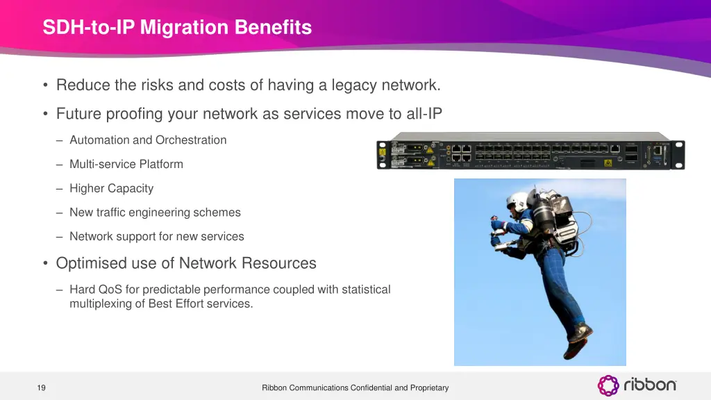 sdh to ip migration benefits