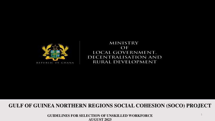 gulf of guinea northern regions social cohesion