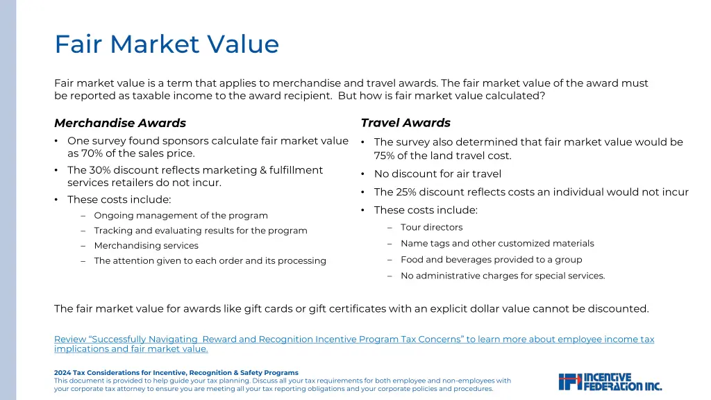 fair market value