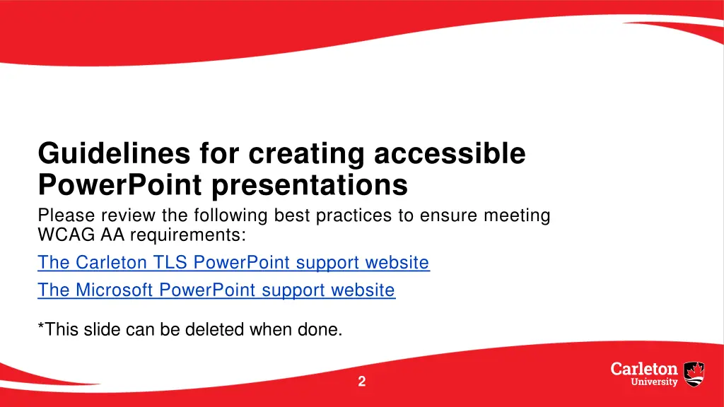 guidelines for creating accessible powerpoint